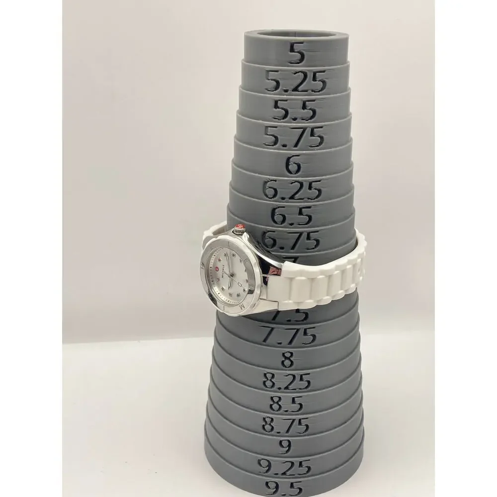 Michele Jelly Bean Tahitian KU15826 Women's Watch 34mm -Fresh Battery WR *READ* - Picture 10 of 14